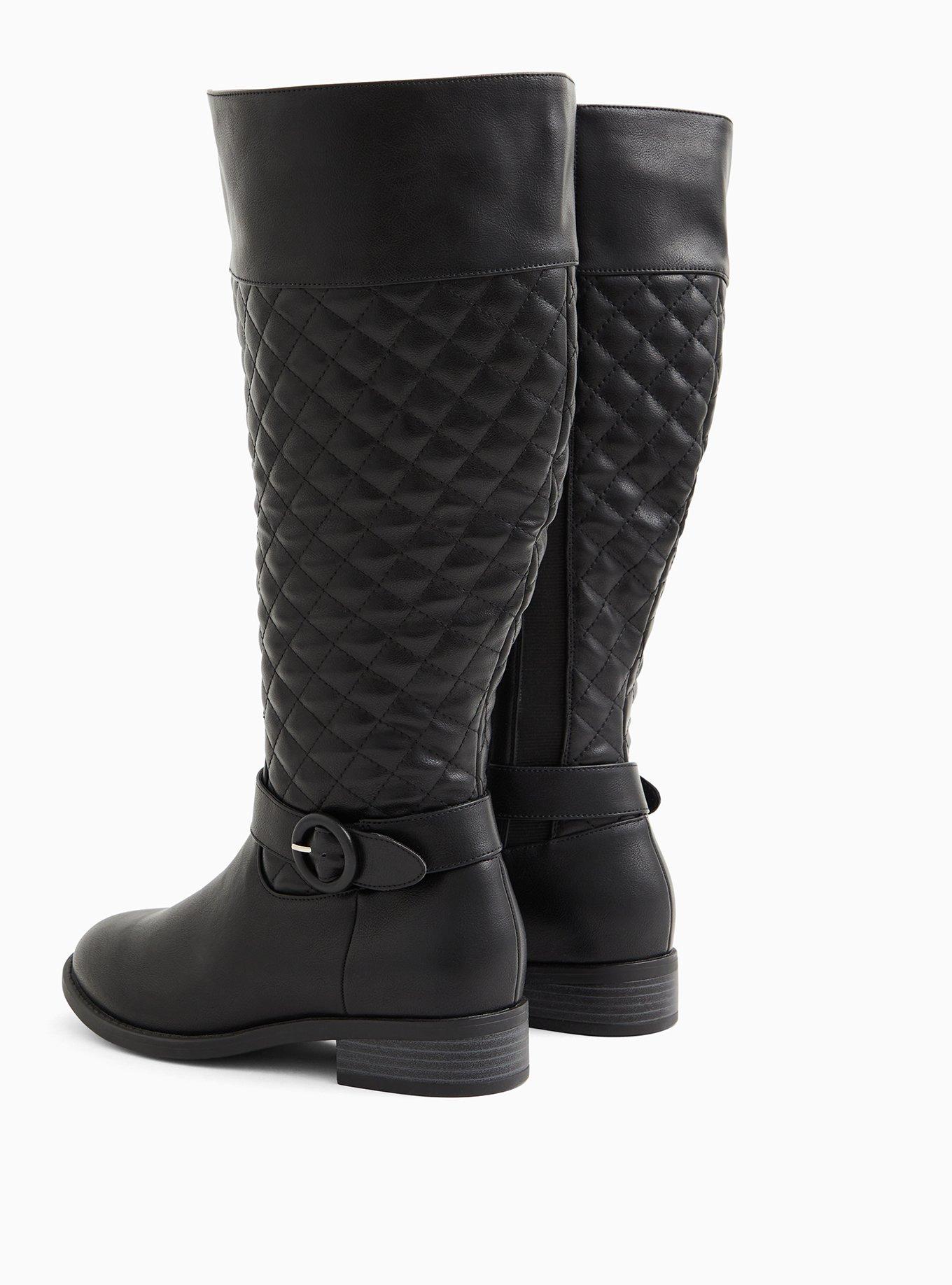 Knee high quilted boots hotsell