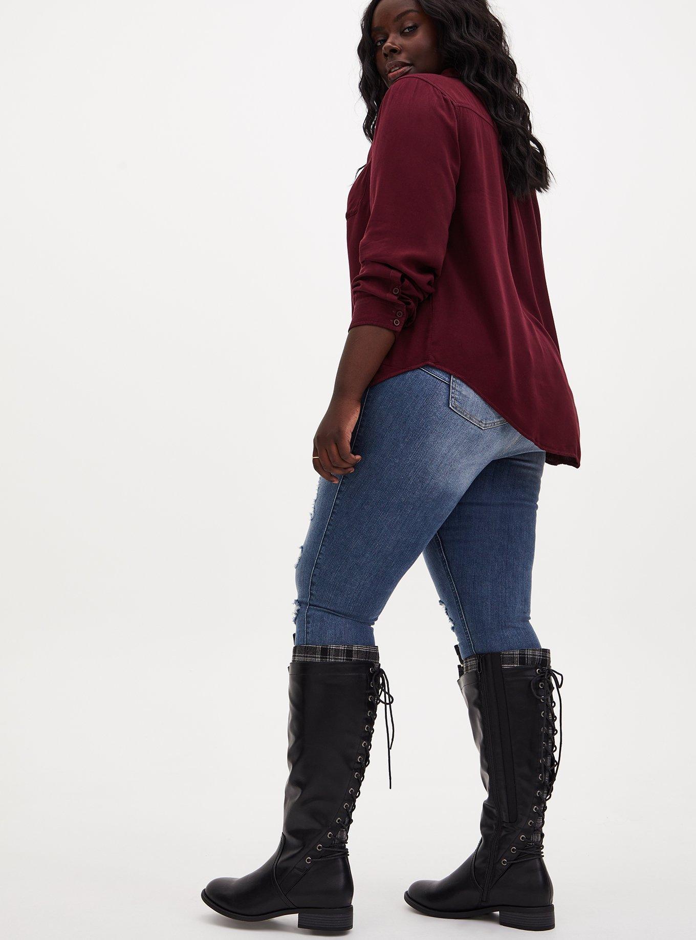 Torrid extra outlet wide calf boots