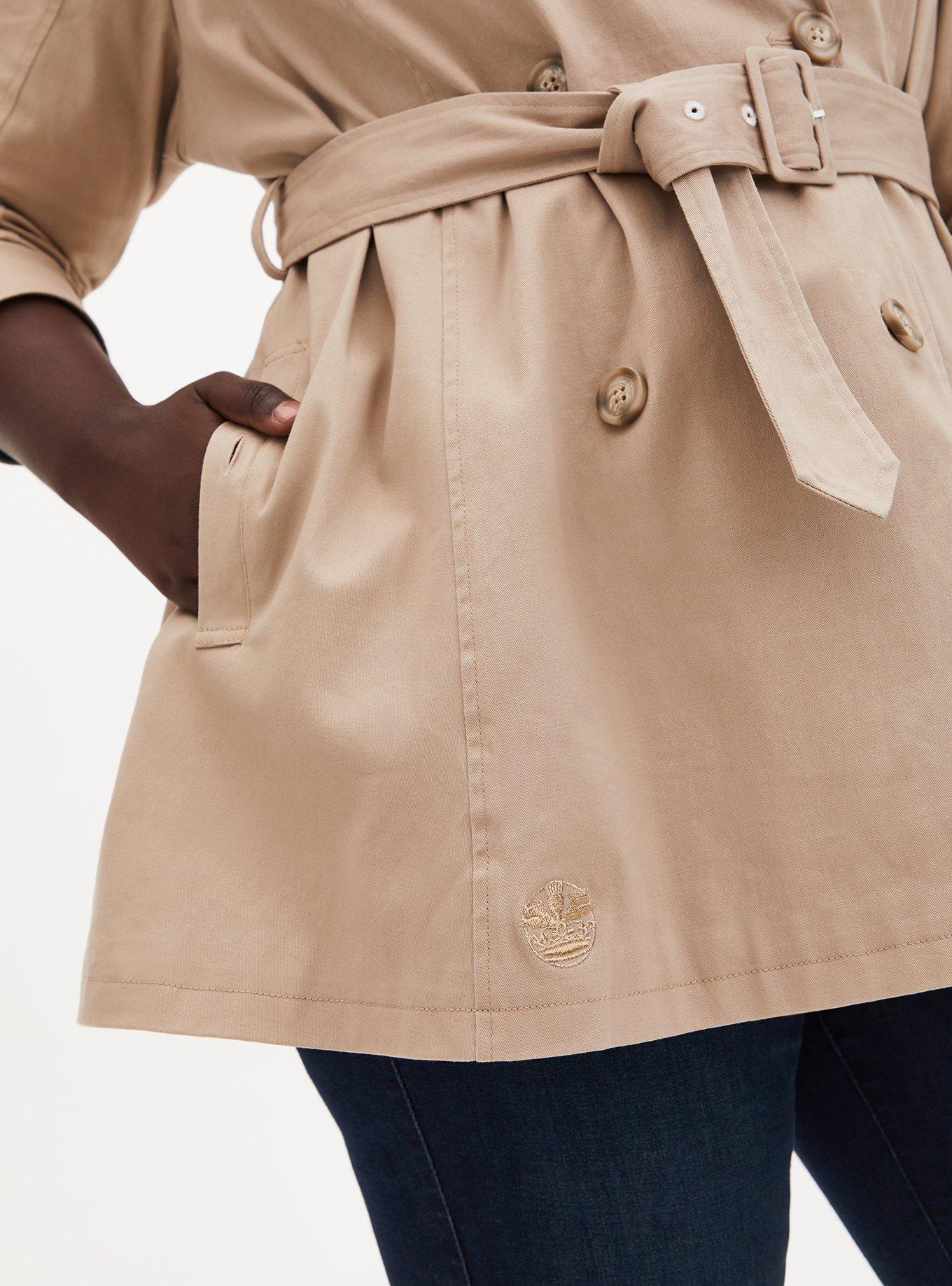 Plus Size Outlander Classic Twill Trench Coat Torrid
