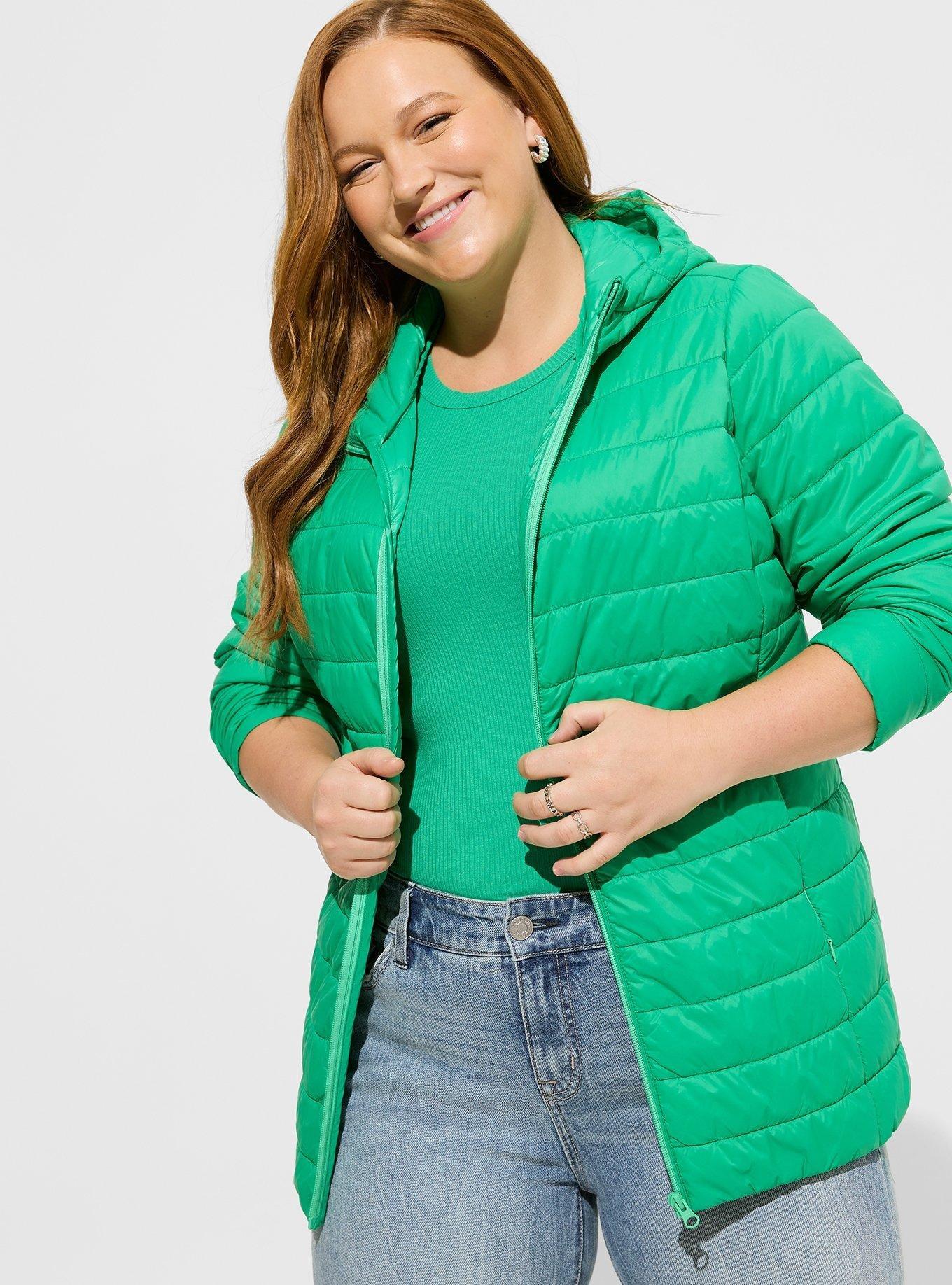 Packable plus size outlet jacket