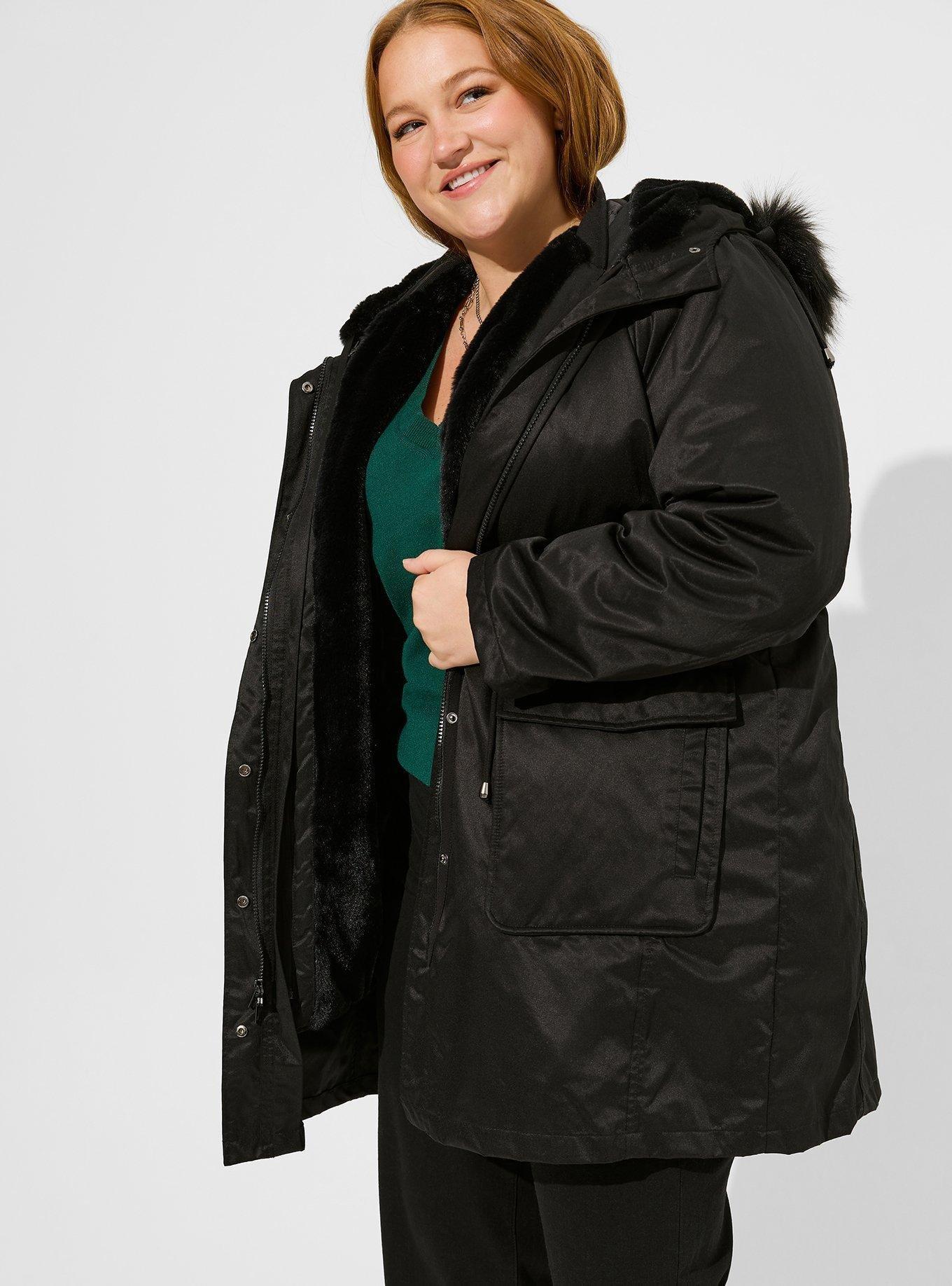 3 in 1 coat best sale plus size