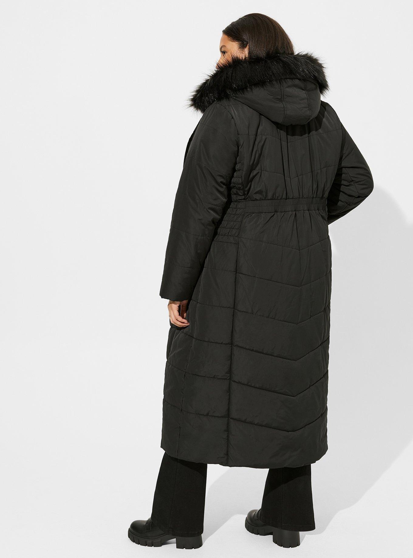 Balenciaga | Black ylon Wrap Down Jacket