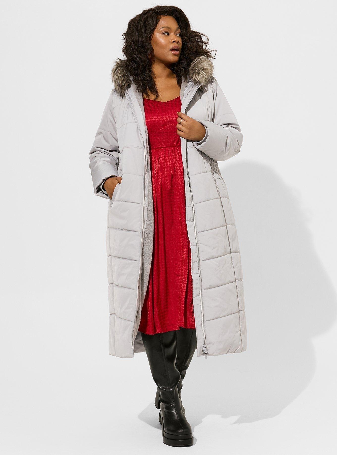 Plus Size - Longline Puffer Jacket - Torrid