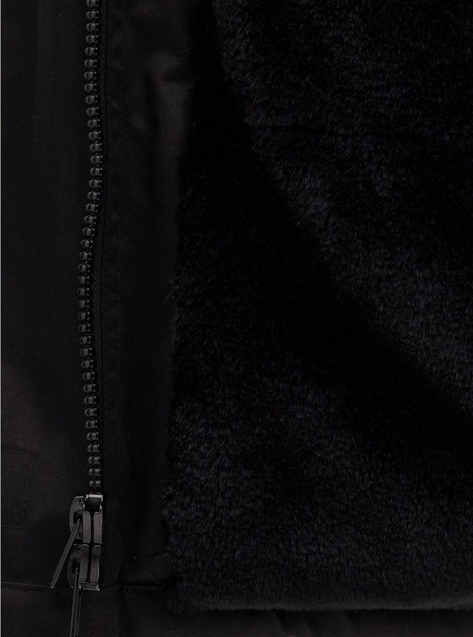Plus Size - Black Nylon Hooded Longline Parka - Torrid Plus Size - Black Nylon Hooded Longline Parka - Torrid