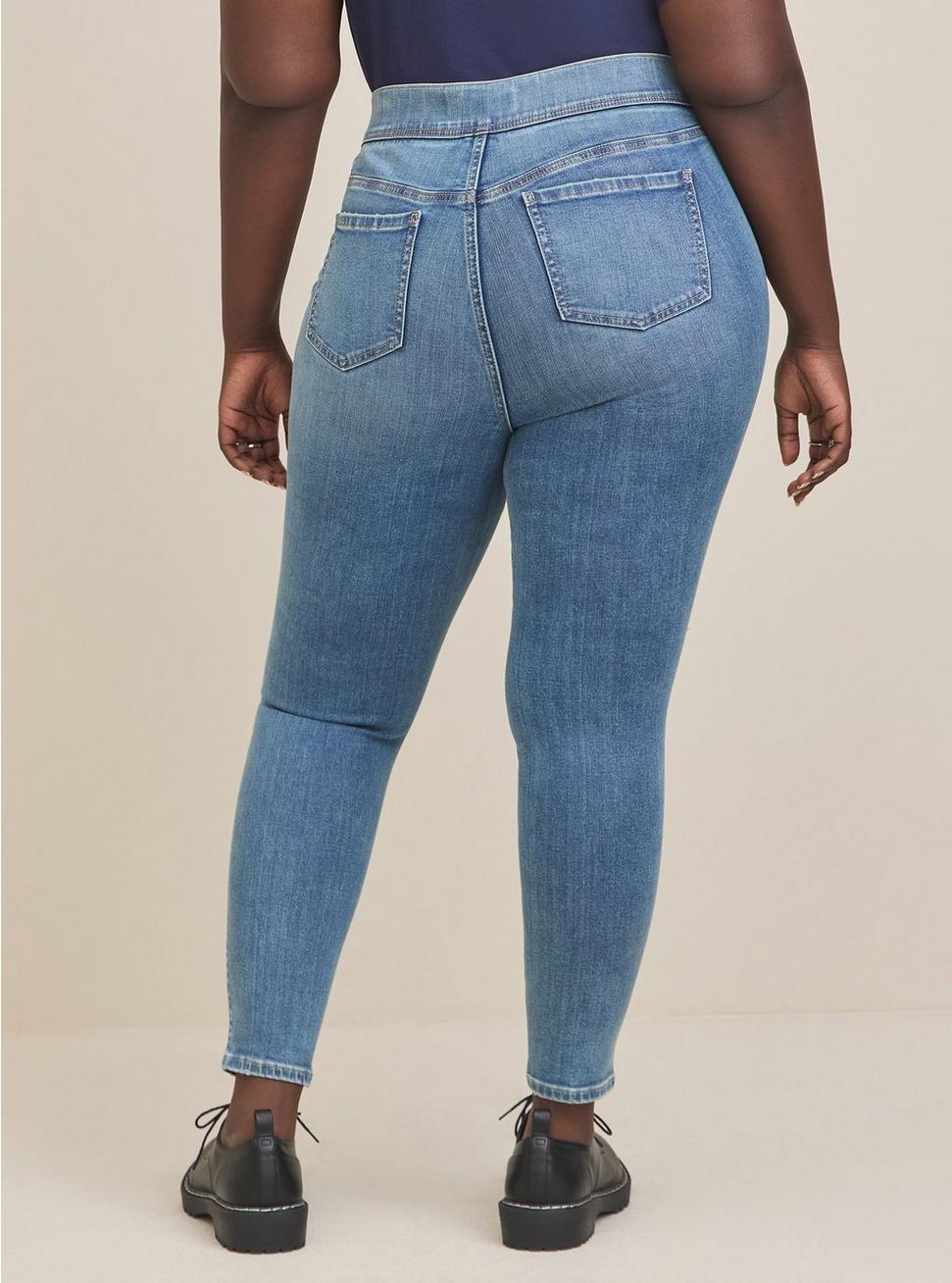 Plus Size Lean Jean Skinny Super Soft High-Rise Jean, NOVA, alternate