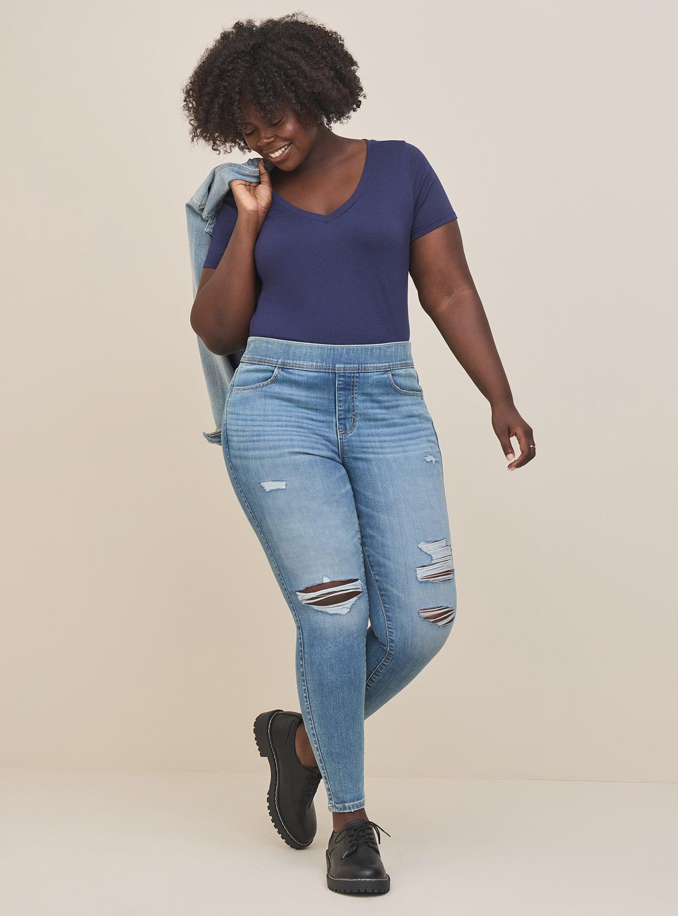 Plus Size - Lean Jean Skinny Super Soft High-Rise Jean - Torrid