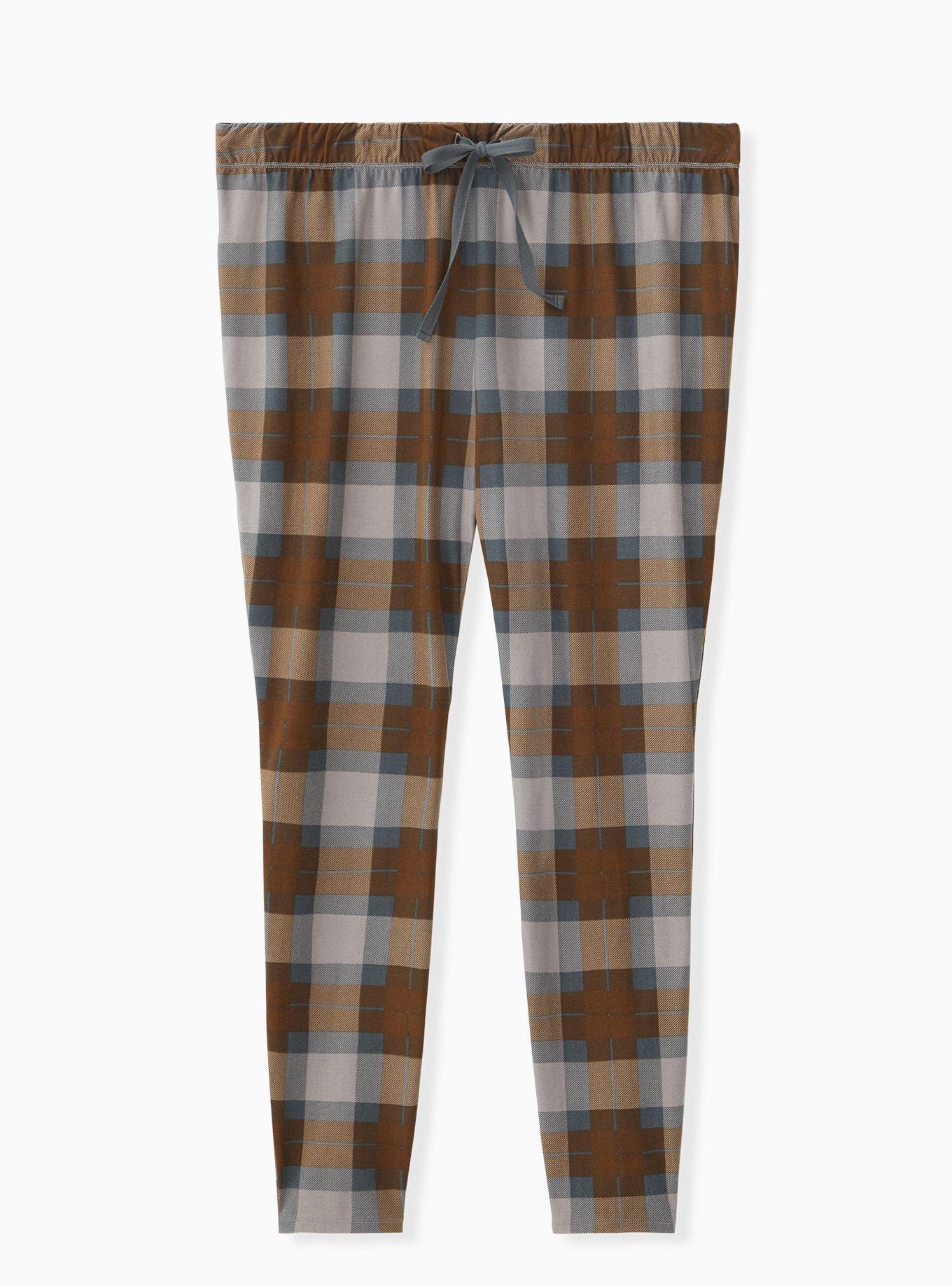 Plus Size Outlander Tartan Plaid Sleep Legging, PLAID, hi-res