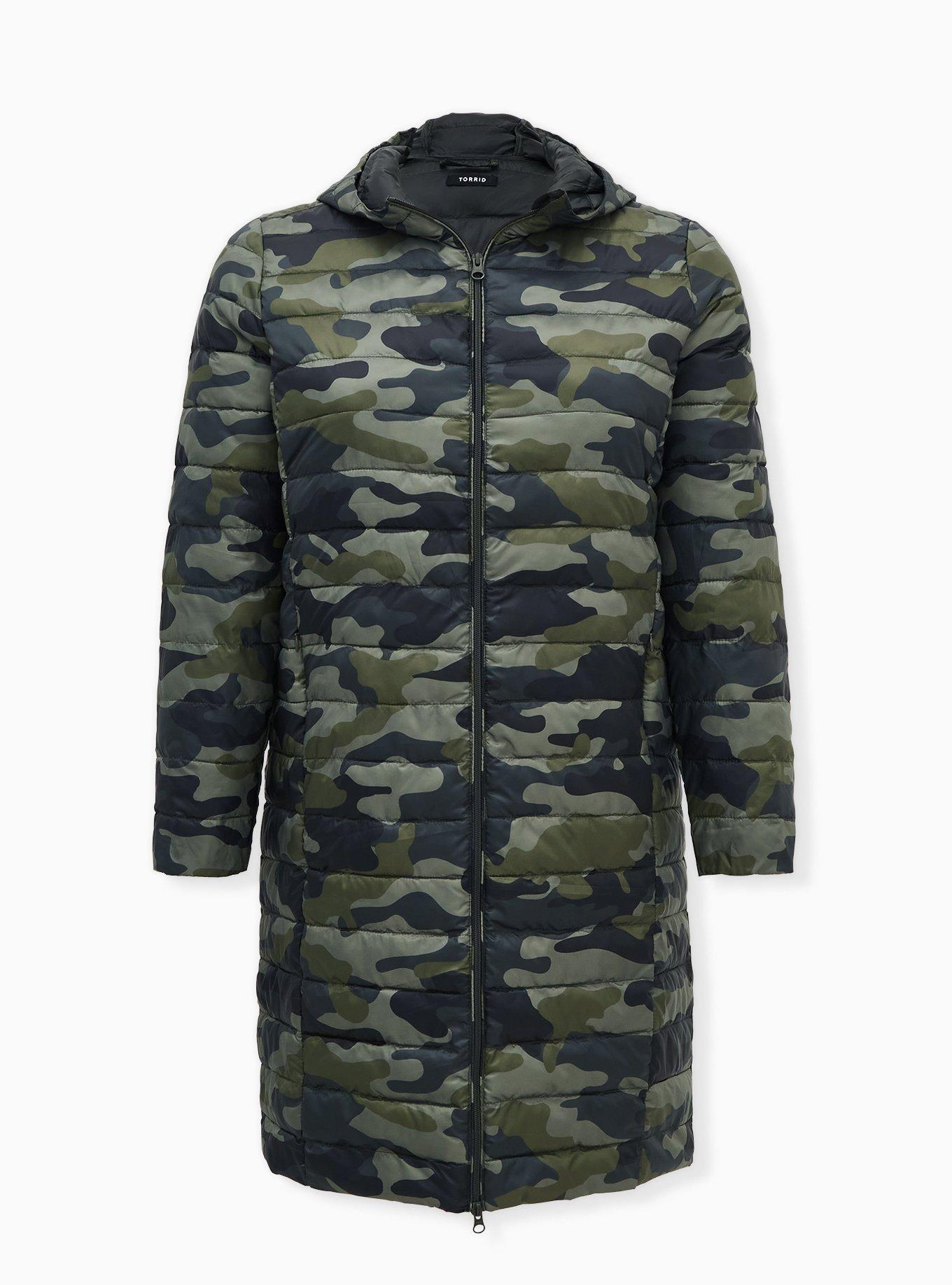 Nylon Longline Puffer Coat, , hi-res
