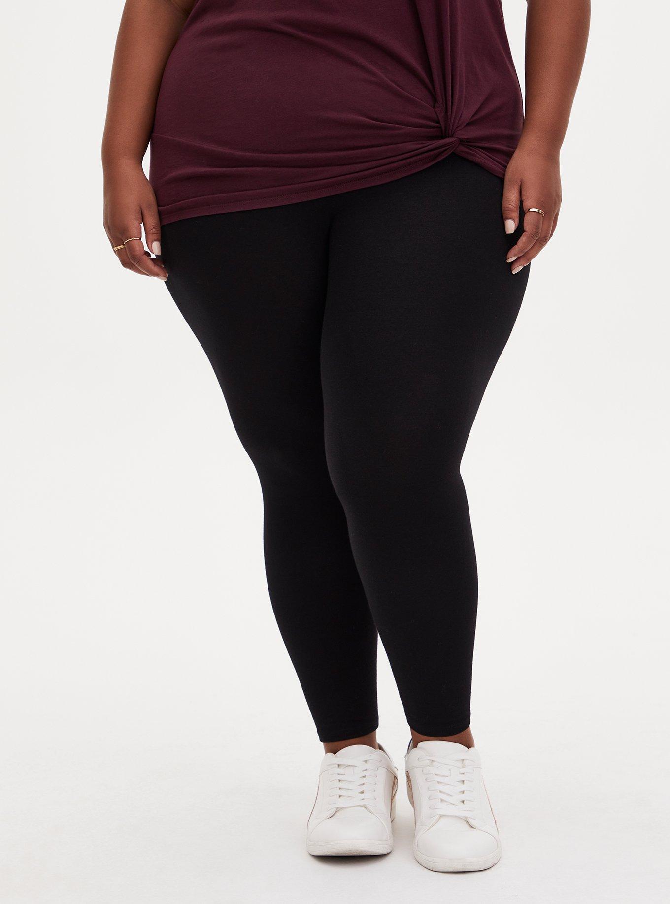 Plus Size - Harry Potter Wand Back Black Crop Legging - Torrid