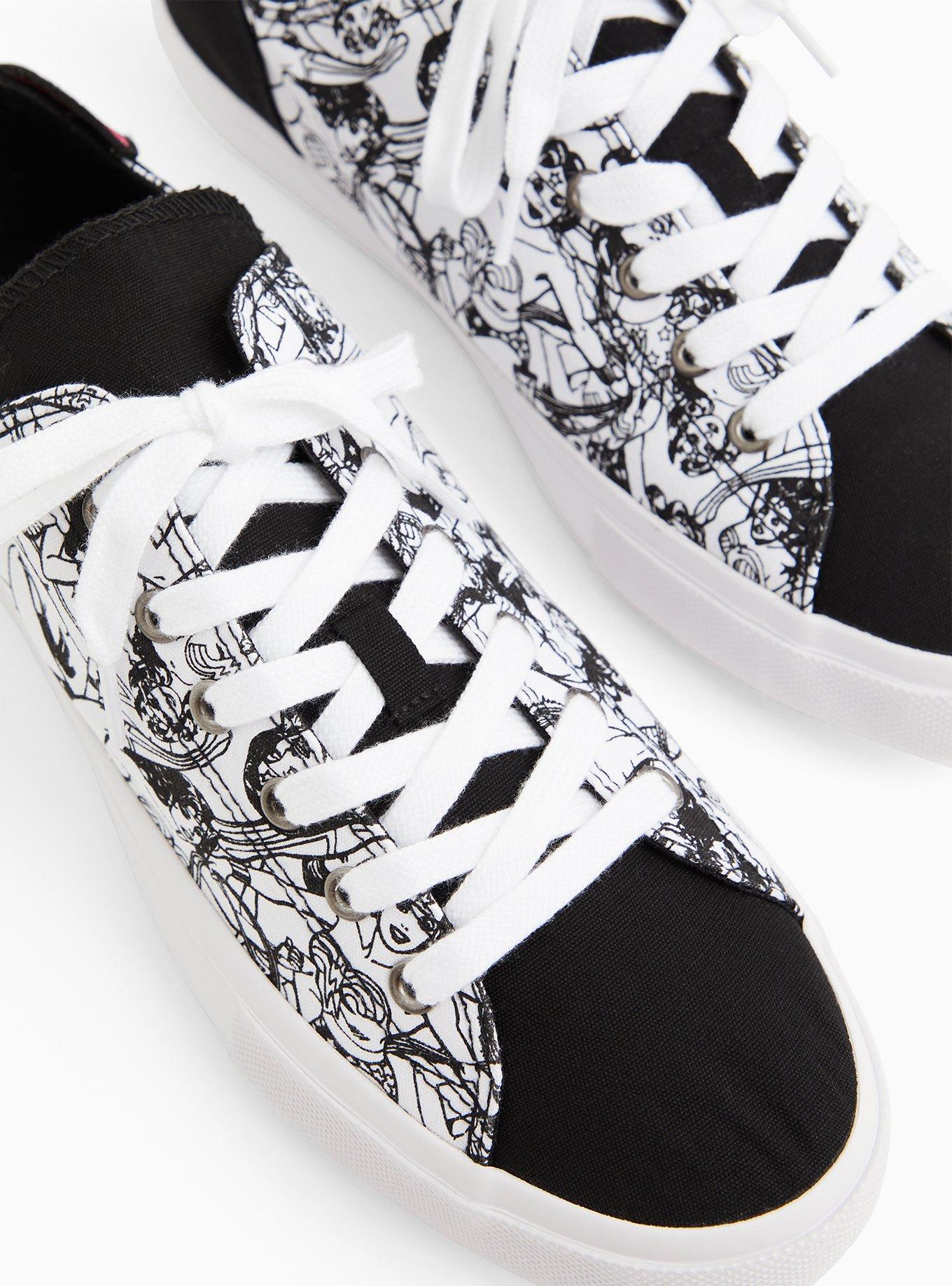 Breast Cancer Awareness - Wonder Woman Canvas Lace-Up Sneaker (WW), , alternate