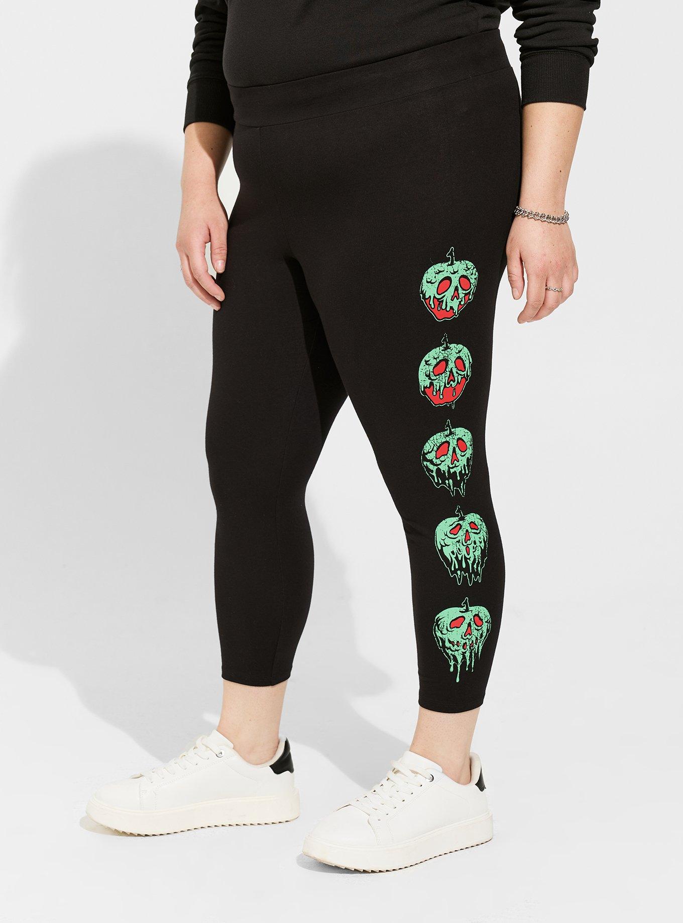 Plus Size - Disney Snow White and the Seven Dwarfs Poison Apple Crop  Leggings - Torrid