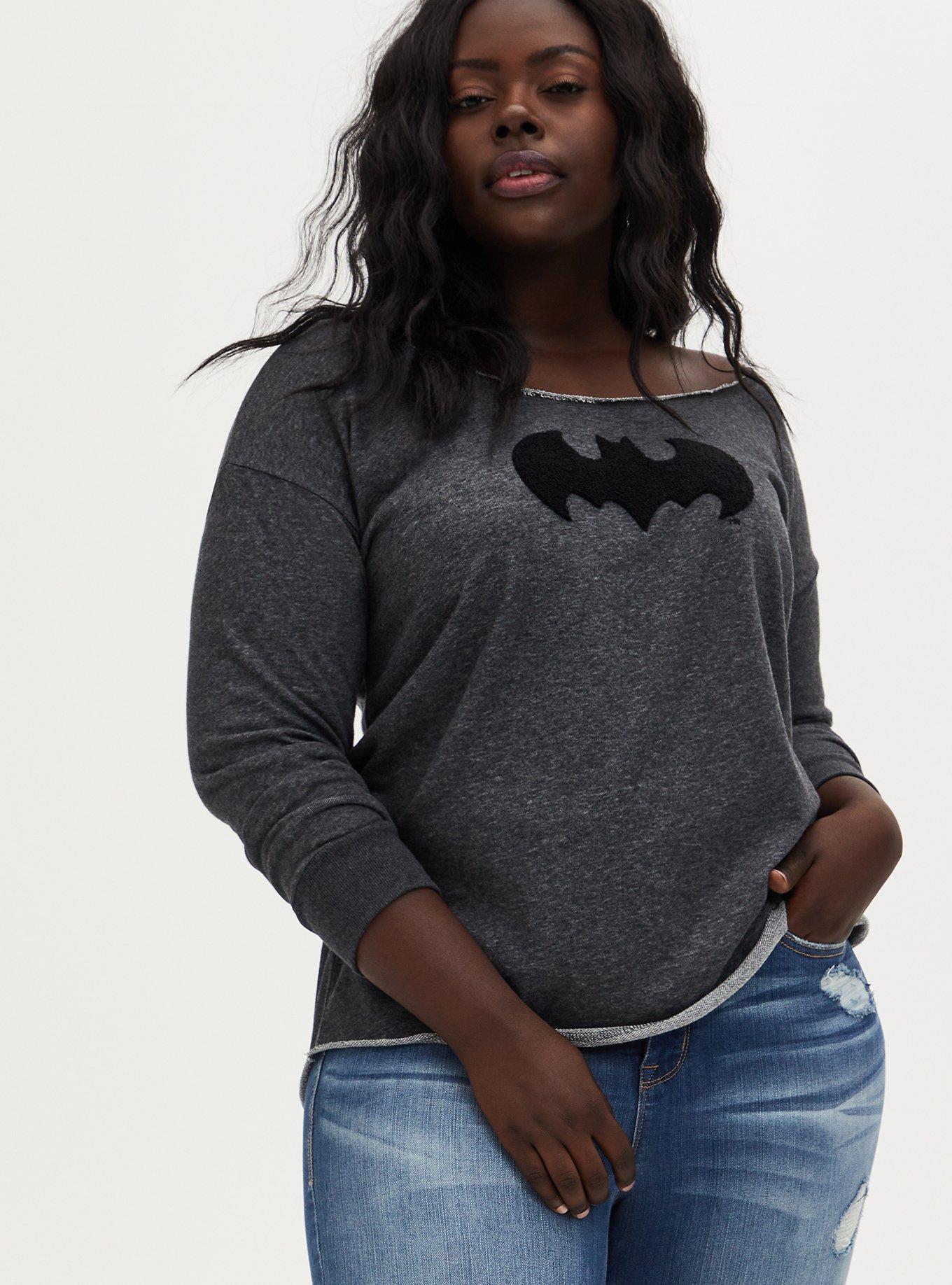 Plus size batwing shop sweater