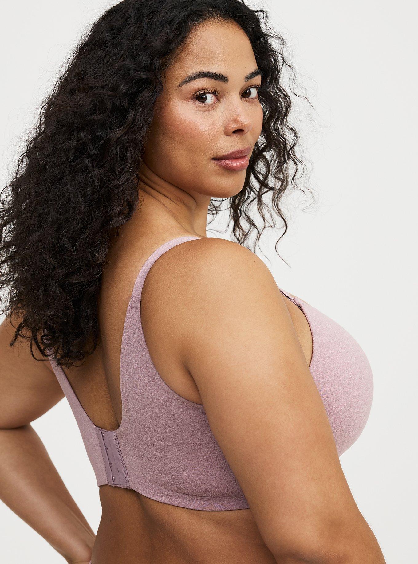 Wire-Free Push-Up Smooth Bra, TOADSTOOL HEATHER, alternate