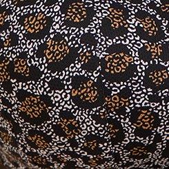 Plus Size Wire-Free Lightly Lined Microfiber 360° Back Smoothing™ Active Bra, DOUBLE LEOPARD BLACK, swatch