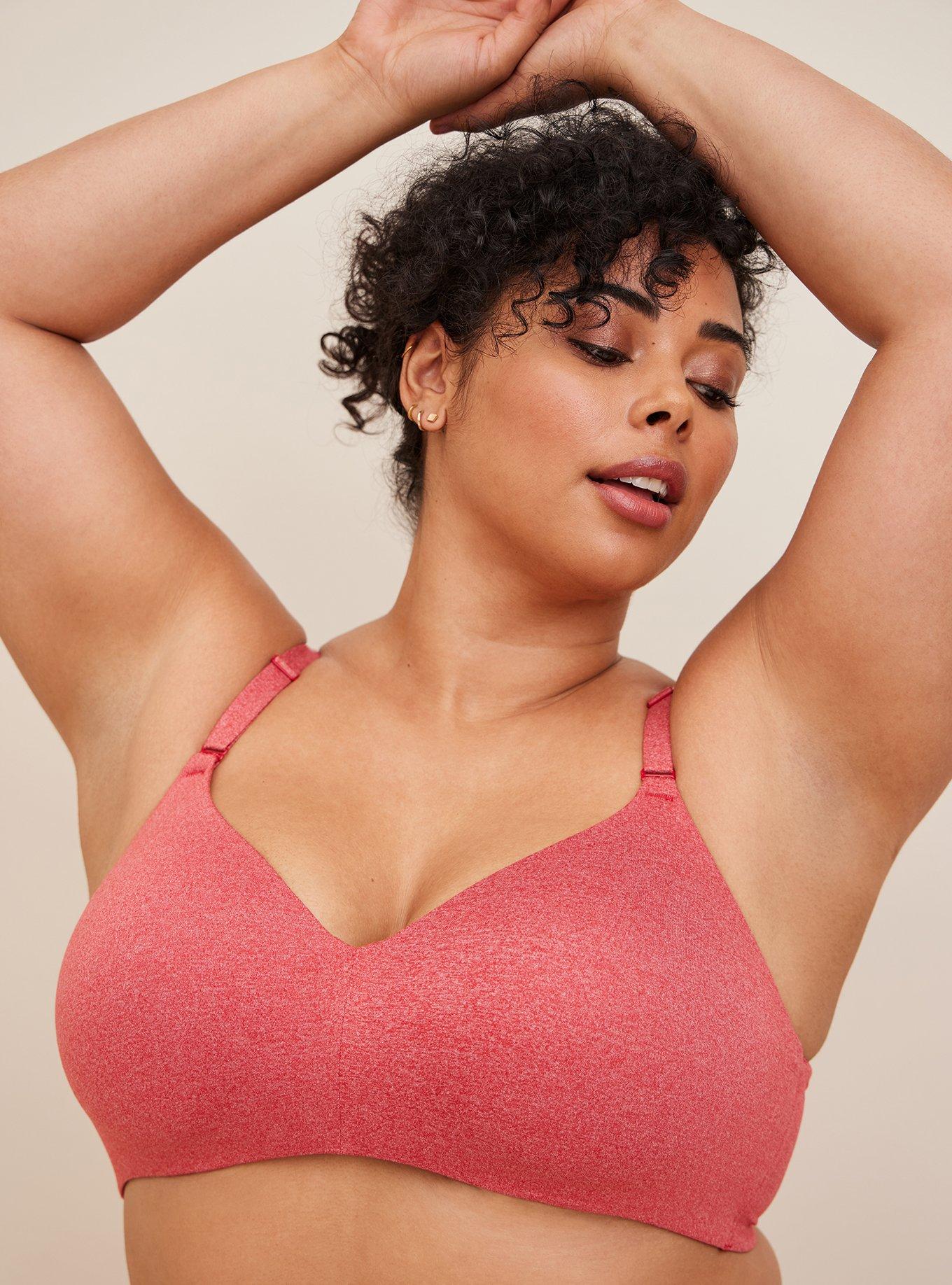 TORRID Push-Up Wire-Free Bra - Grey with 360° Back Smoothing™