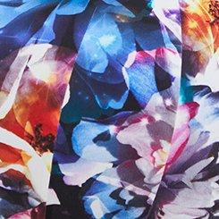 Wire-Free Lightly Lined Smooth Bra, FLORAL IN GALAXY, swatch