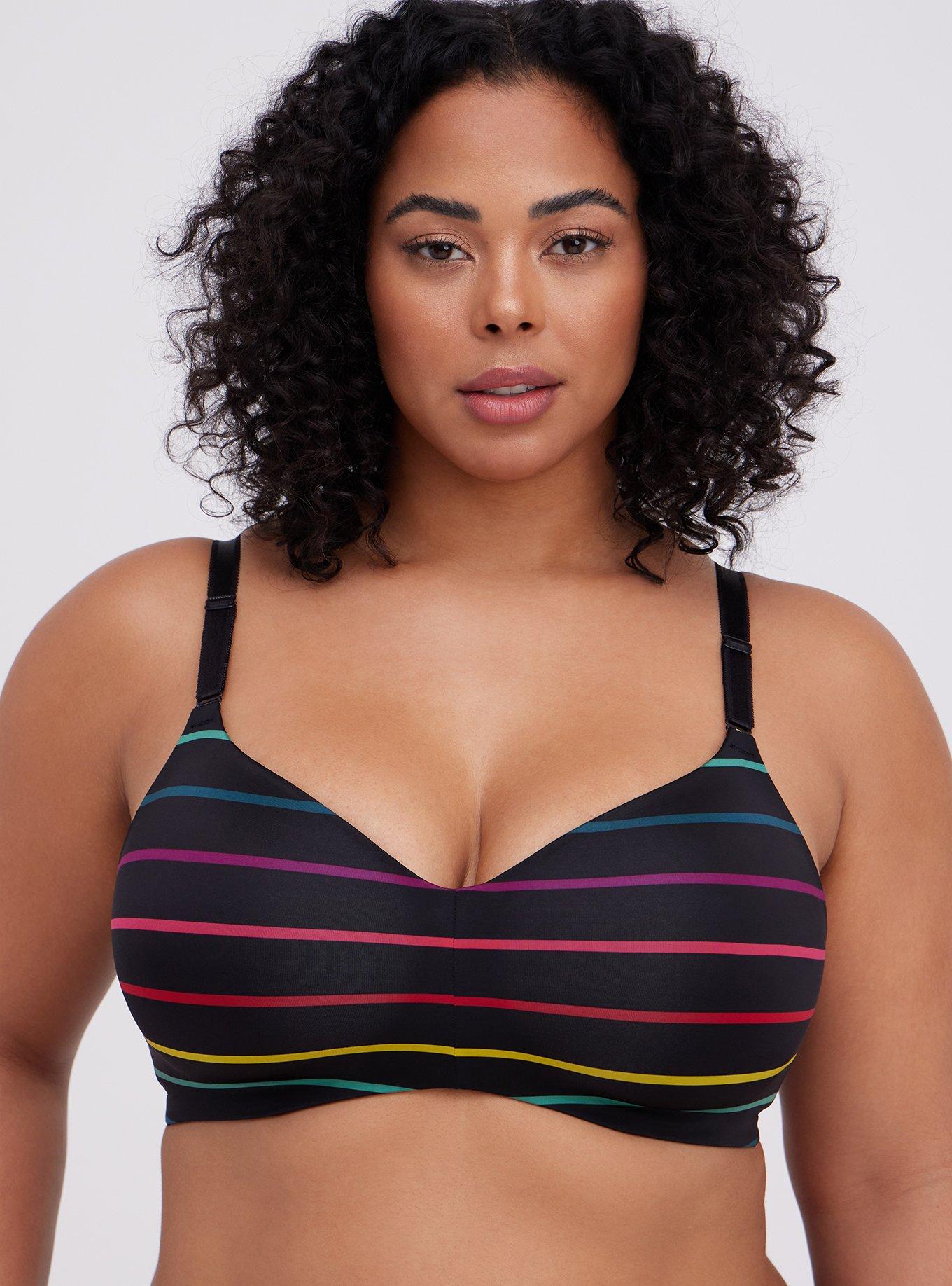 Plus Size Everyday WireFree Lightly Lined Print 360° Back Smoothing™ Bra Torrid