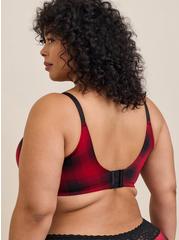 Everyday Wire-Free Lightly Lined Print 360° Back Smoothing™ Bra, NEW EPIC PLAID RED, alternate