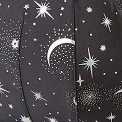 Plus Size Everyday Wire-Free Lightly Lined Print 360° Back Smoothing® Bra, TWINKLY MOONS BLACK, swatch