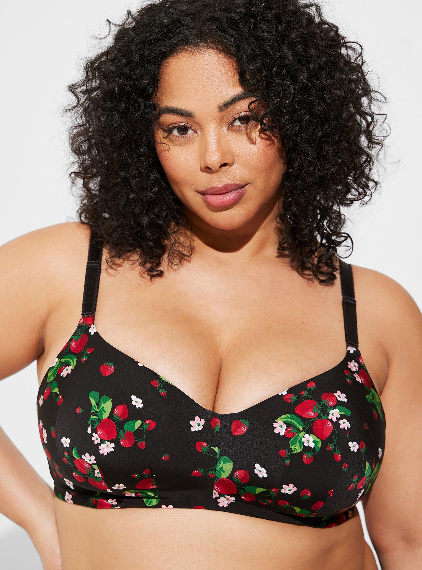 Shop Plus Size Wirefree Super Comfort Bra in Black, Sizes 12-30