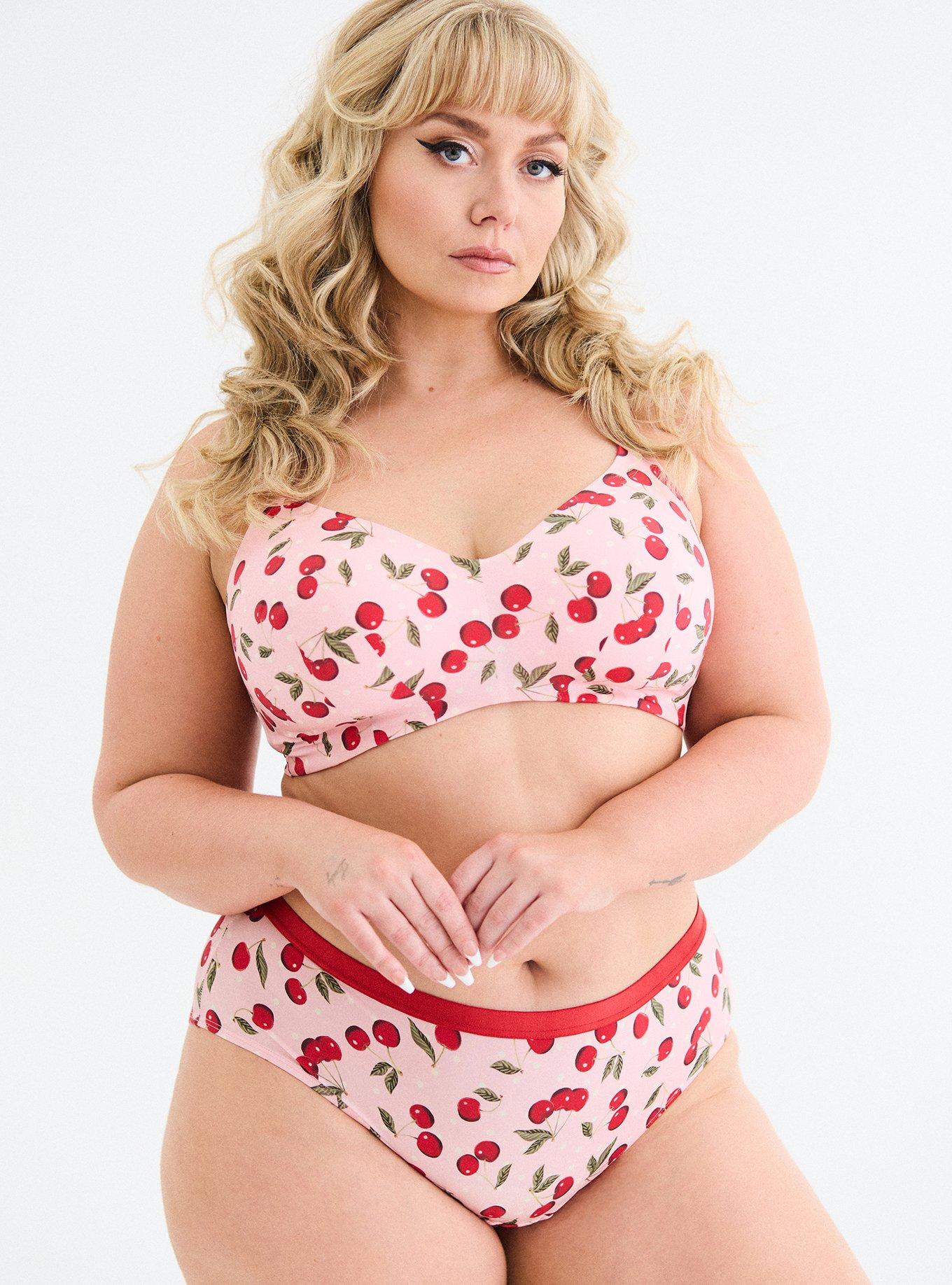 Wire-Free Lightly Lined Smooth Bra, CHERRY BERRY ORCHID, alternate