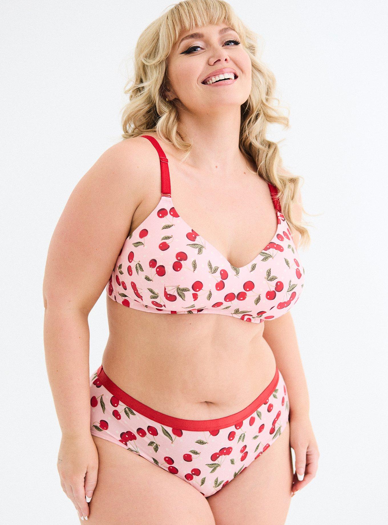 Wire-Free Lightly Lined Smooth Bra, CHERRY BERRY ORCHID, alternate