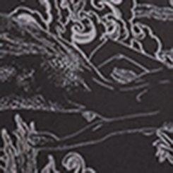 Wire-Free Lightly Lined Bra, OCEAN MERMAID FANTASY BLACK, swatch