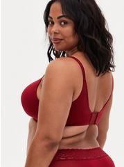 Everyday Wire-Free Lightly Lined Smooth 360° Back Smoothing™ Bra, BIKING RED, alternate
