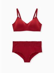 Everyday Wire-Free Lightly Lined Smooth 360° Back Smoothing™ Bra, BIKING RED, alternate