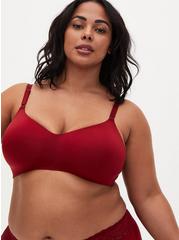 Everyday Wire-Free Lightly Lined Smooth 360° Back Smoothing™ Bra, BIKING RED, hi-res