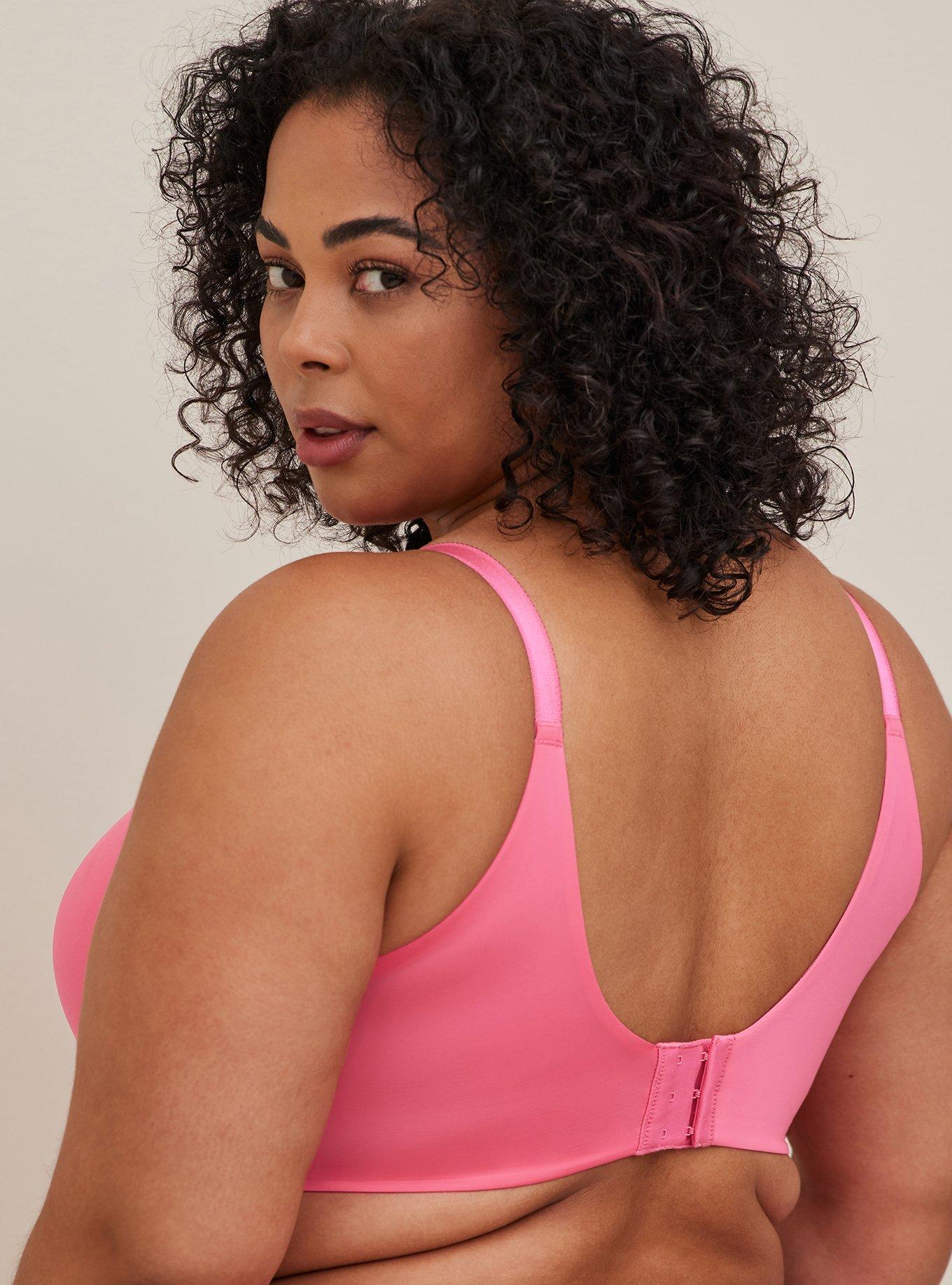 Torrid - 44DDD, Dream Wire-Free Bra 360 Back Smoothing in Paradise Pink