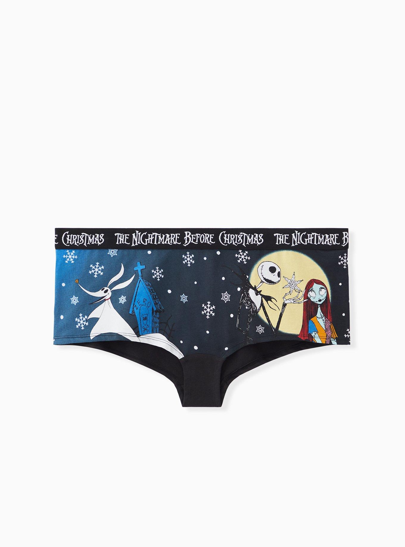 Disney The Nightmare Before Christmas Black Cotton Boy Short Panty, MULTI, hi-res