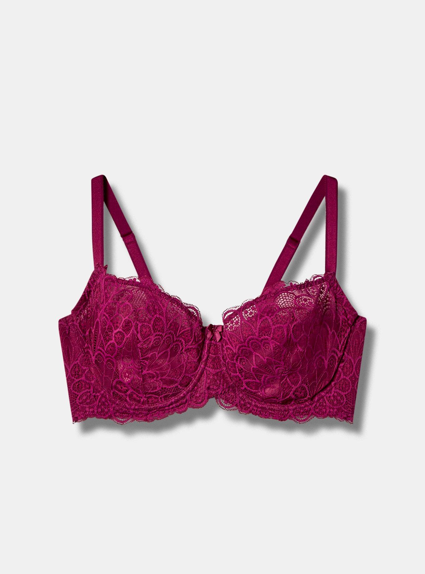 Red Unlined Bras 40C