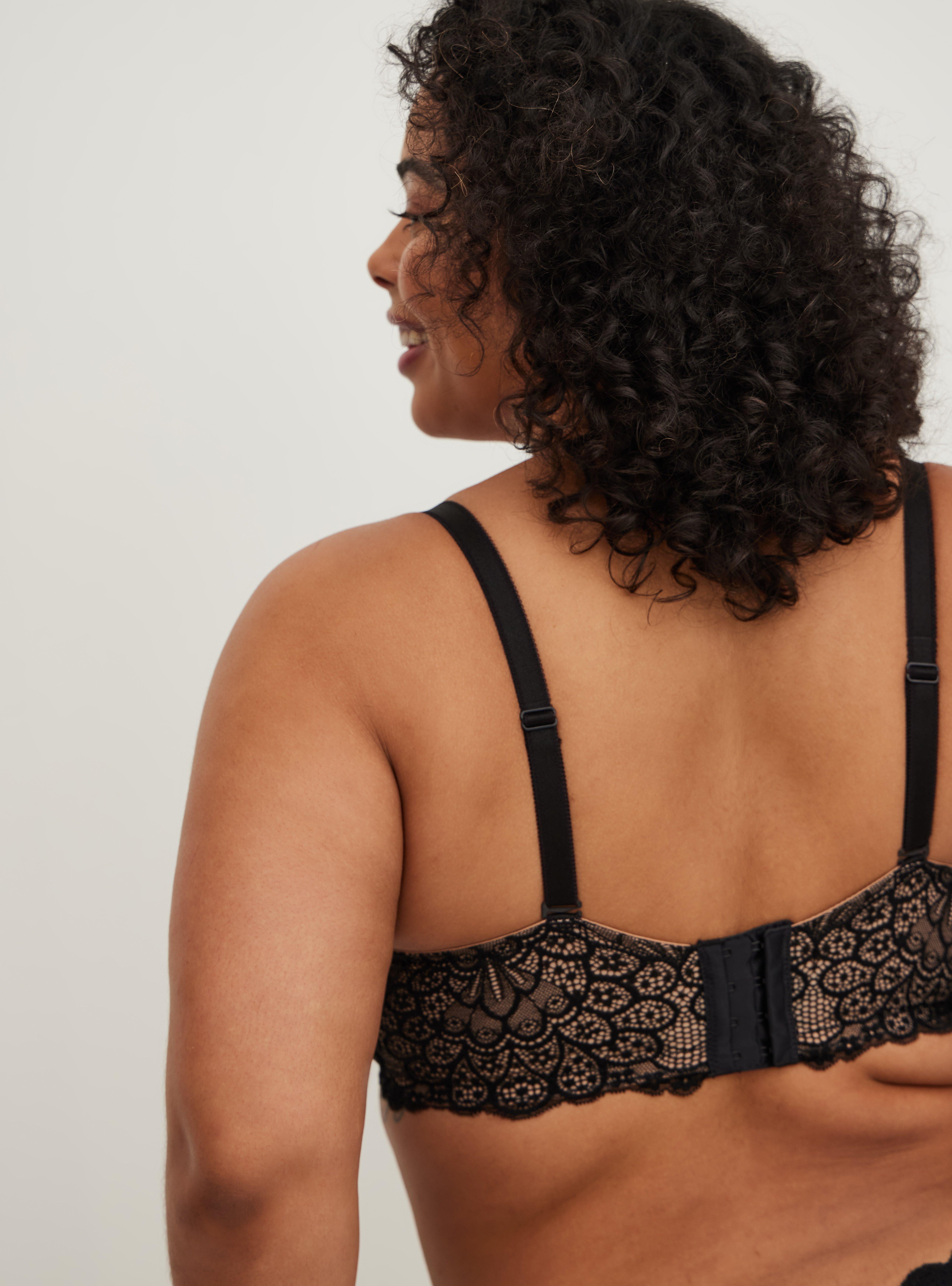 Plus Size - Full-Coverage Balconette Lightly Lined Exploded Floral Lace  360° Back Smoothing™ Bra - Torrid