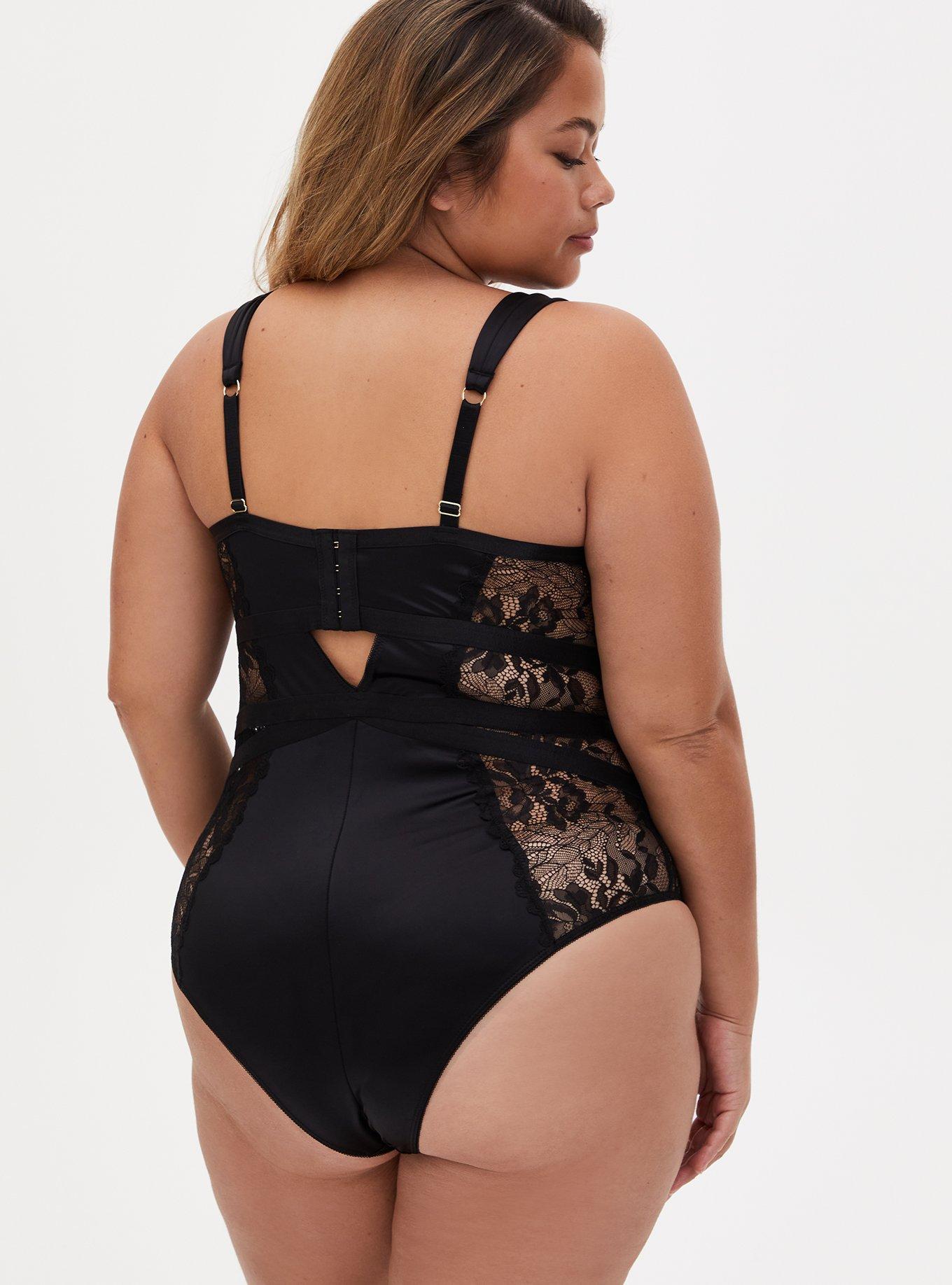 Plus Size - Lace Piece Bodysuit - Torrid