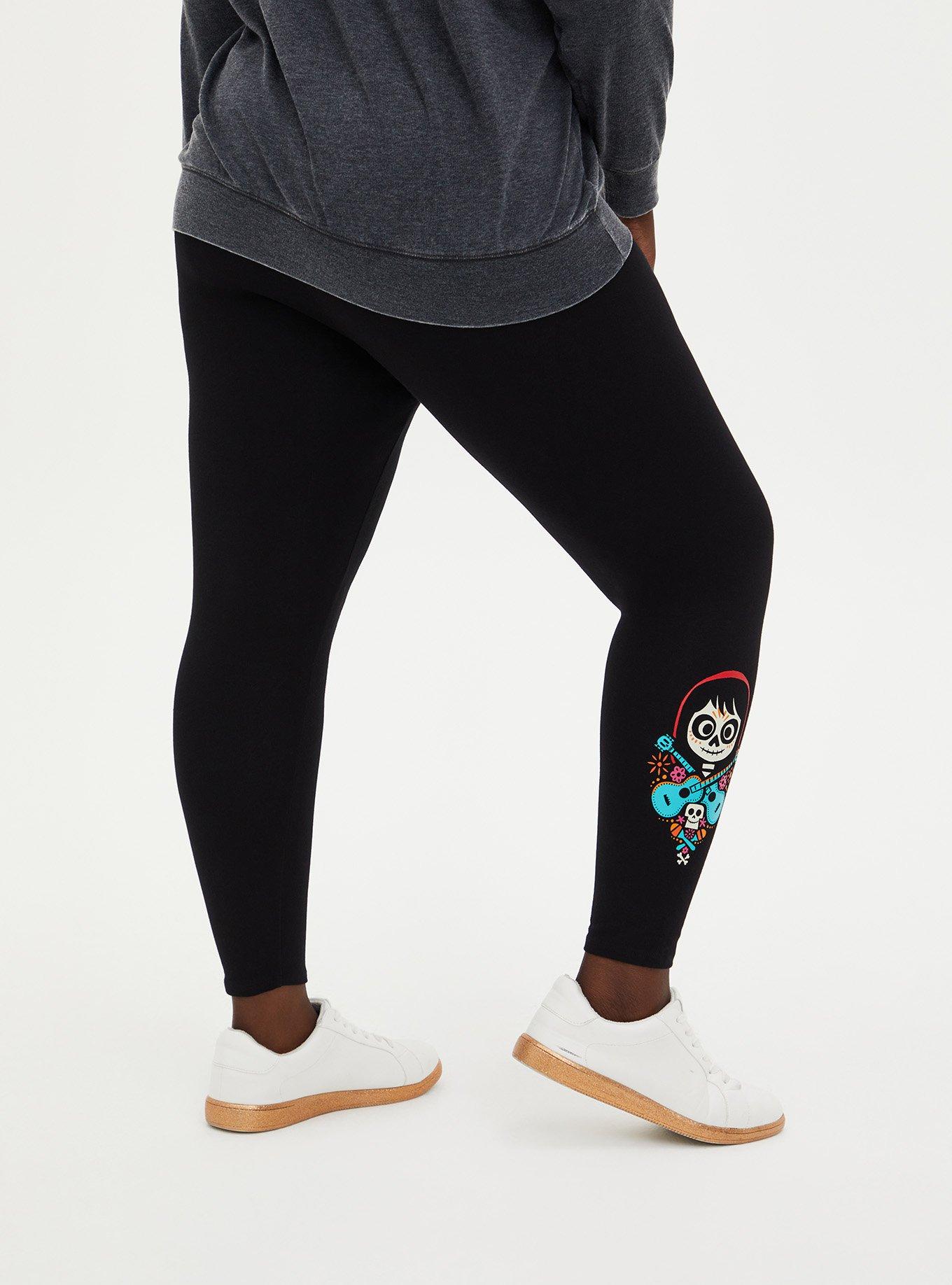 Disney Coco Guitar Black Crop Legging, DEEP BLACK, alternate