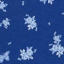 Cotton Mid-Rise Cheeky Panty, COQUETTE FLORAL BELLWETHER BLUE, swatch