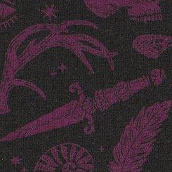 Plus Size Cotton Mid-Rise Cheeky Panty, WITCHY THINGS BLACK, swatch