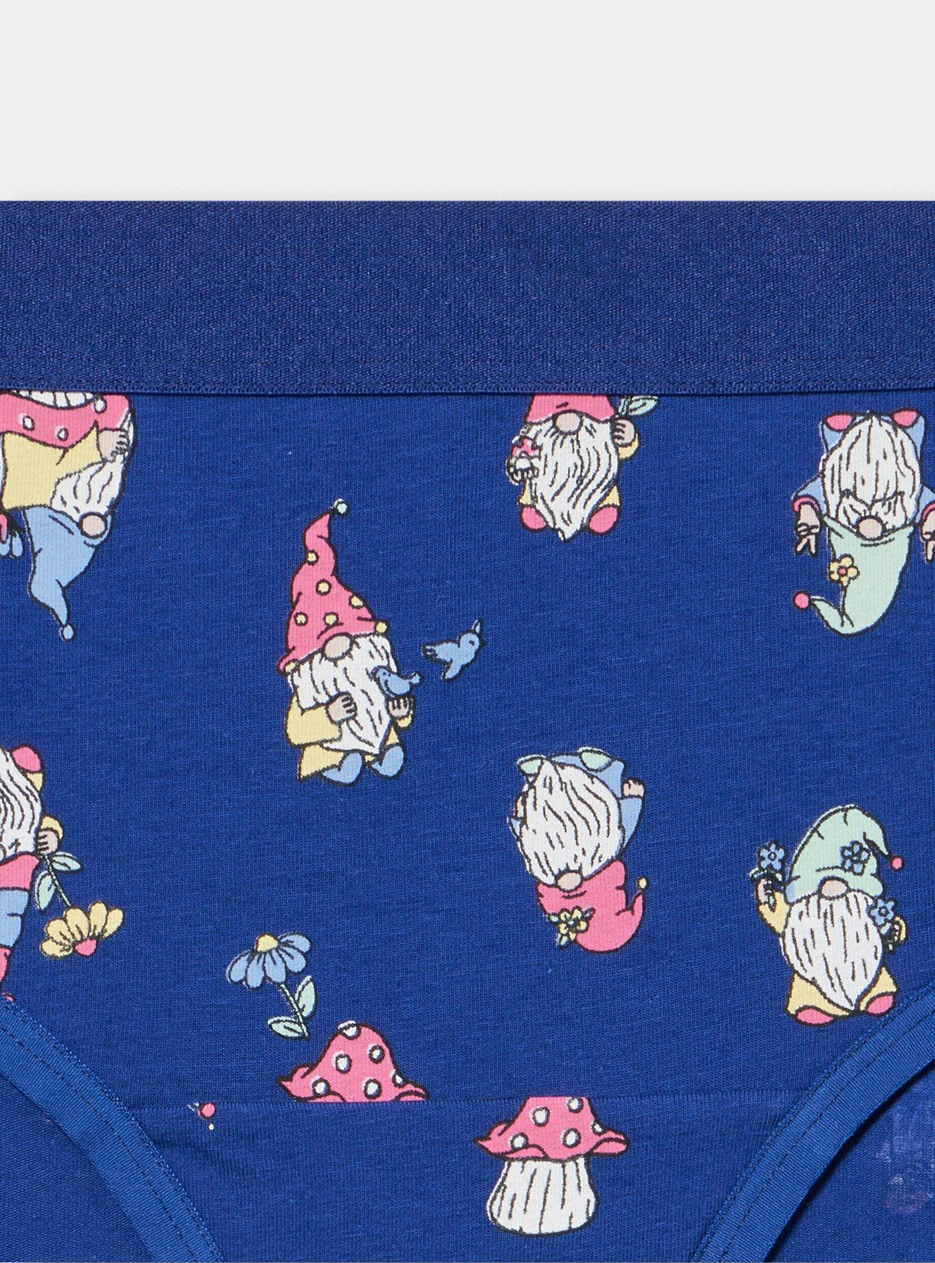 Cotton Mid-Rise Cheeky Panty, GNOME WHAT I MEAN, alternate