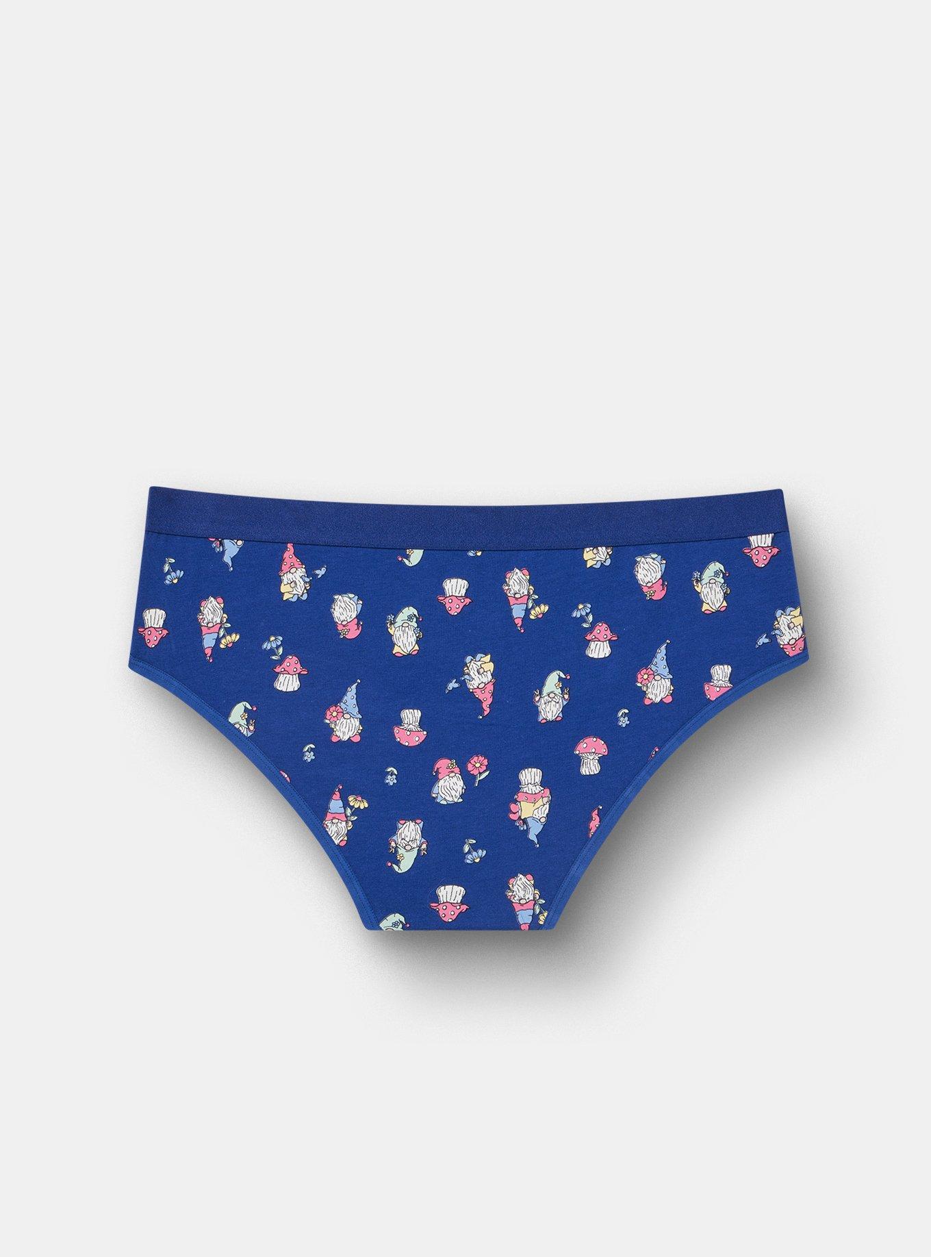 Cotton Mid-Rise Cheeky Panty, GNOME WHAT I MEAN, alternate