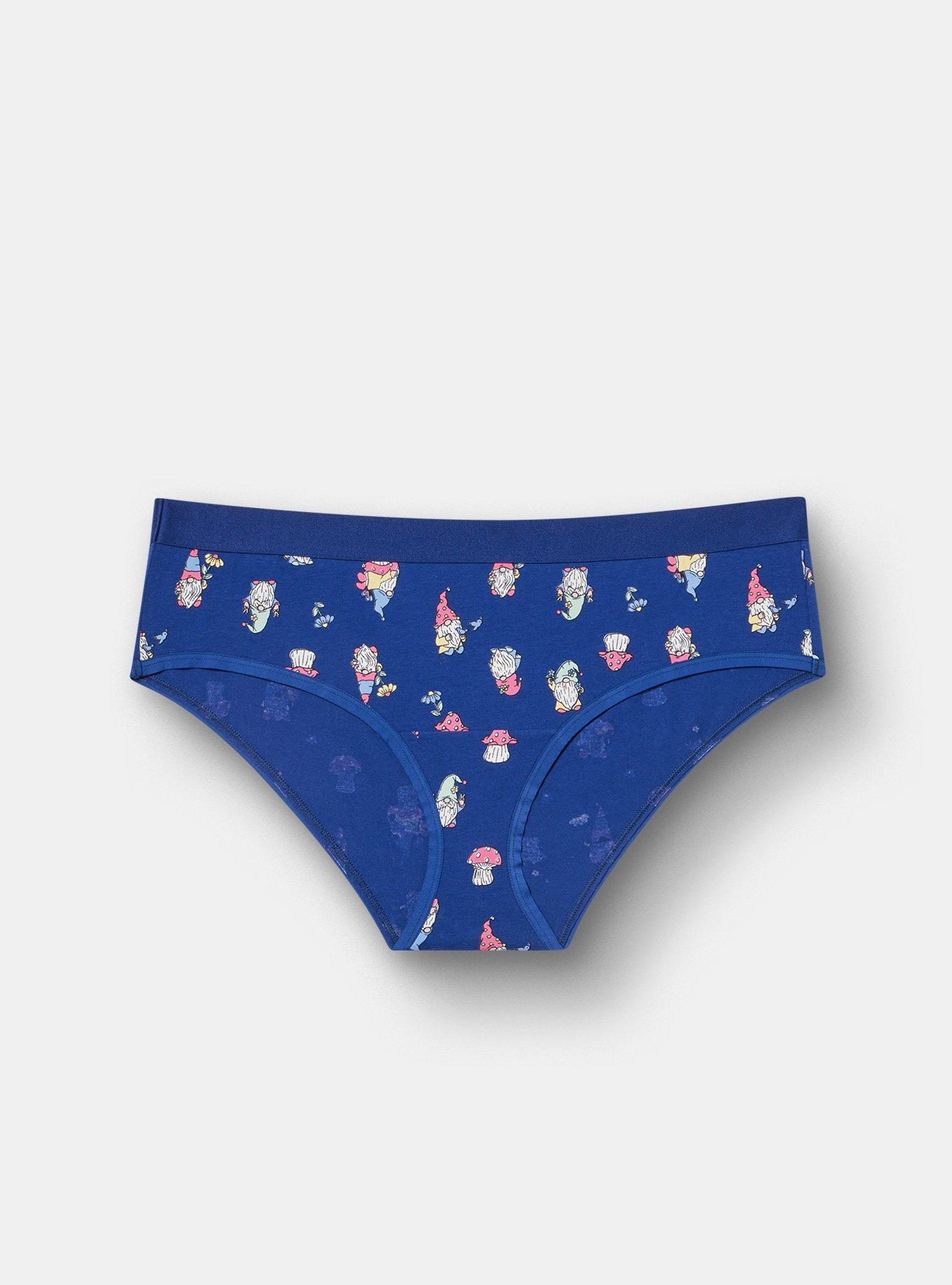 Cotton Mid-Rise Cheeky Panty, GNOME WHAT I MEAN, hi-res