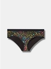 Cotton Mid-Rise Hipster Panty, MYSTICAL NIGHT BLACK, hi-res