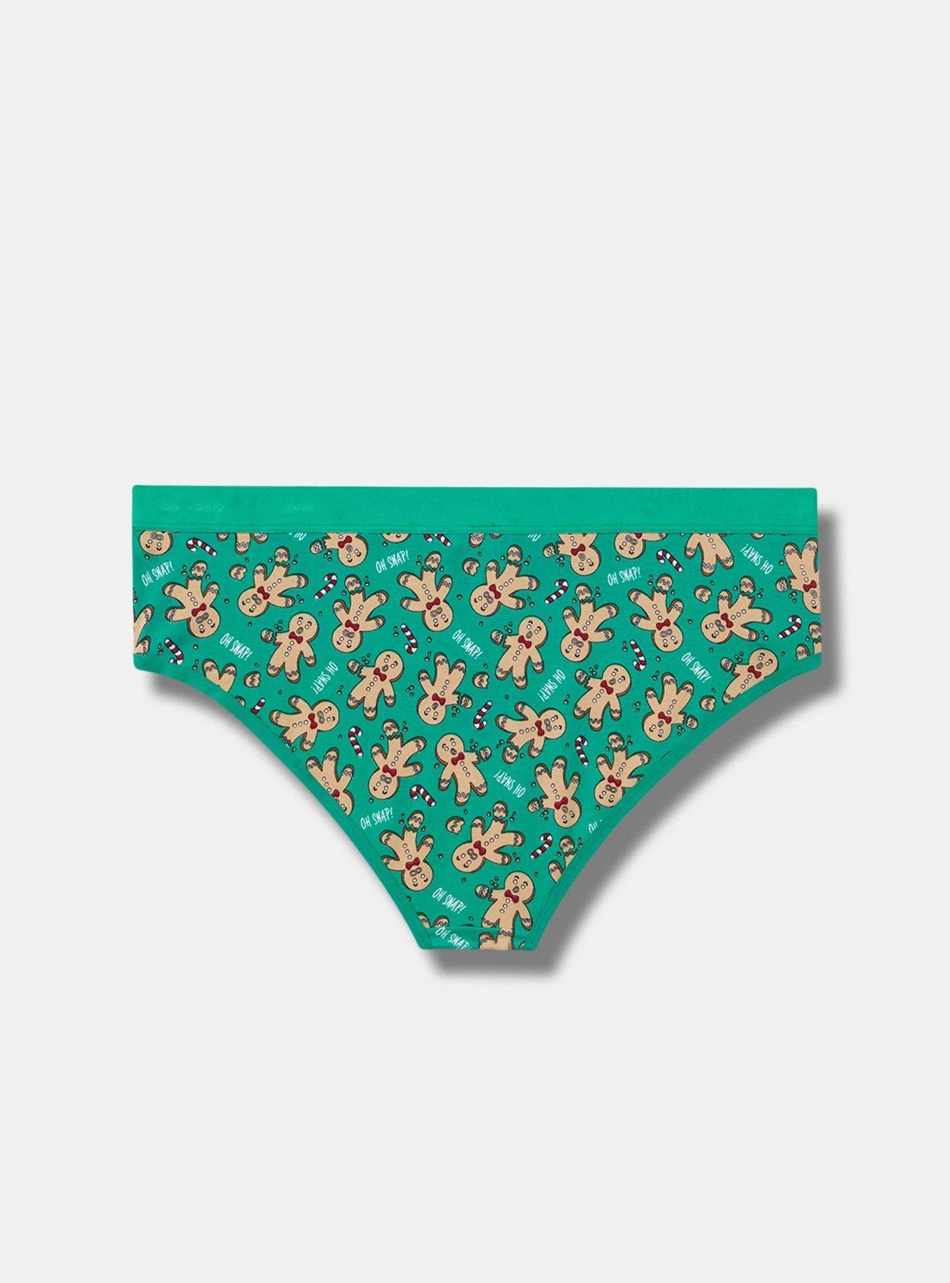 Cotton Mid-Rise Hipster Panty, SNAP GINGERBREAD, alternate