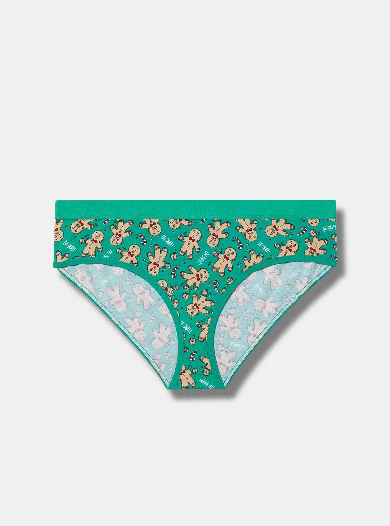 Cotton Mid-Rise Hipster Panty, SNAP GINGERBREAD, hi-res