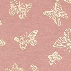 Mid-Rise Cotton Hipster Panty, PAPILLION DANCE ASH ROSE, swatch