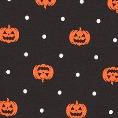 Cotton Mid-Rise Hipster Panty, PUMPKIN DOTS RICH BLACK, swatch