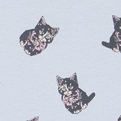 Cotton Mid-Rise Hipster Panty, BOW KITTIES SKYWAY, swatch