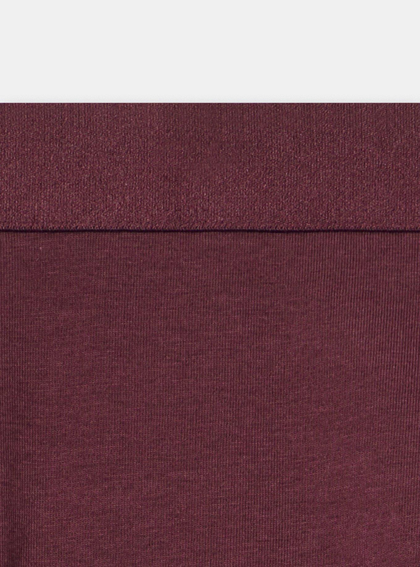 Cotton Mid-Rise Hipster Panty, SWEETHEART PUPPY WINETASTING, alternate