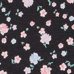 Cotton Mid-Rise Hipster Panty, PETITE ROSES FLORAL BLACK, swatch