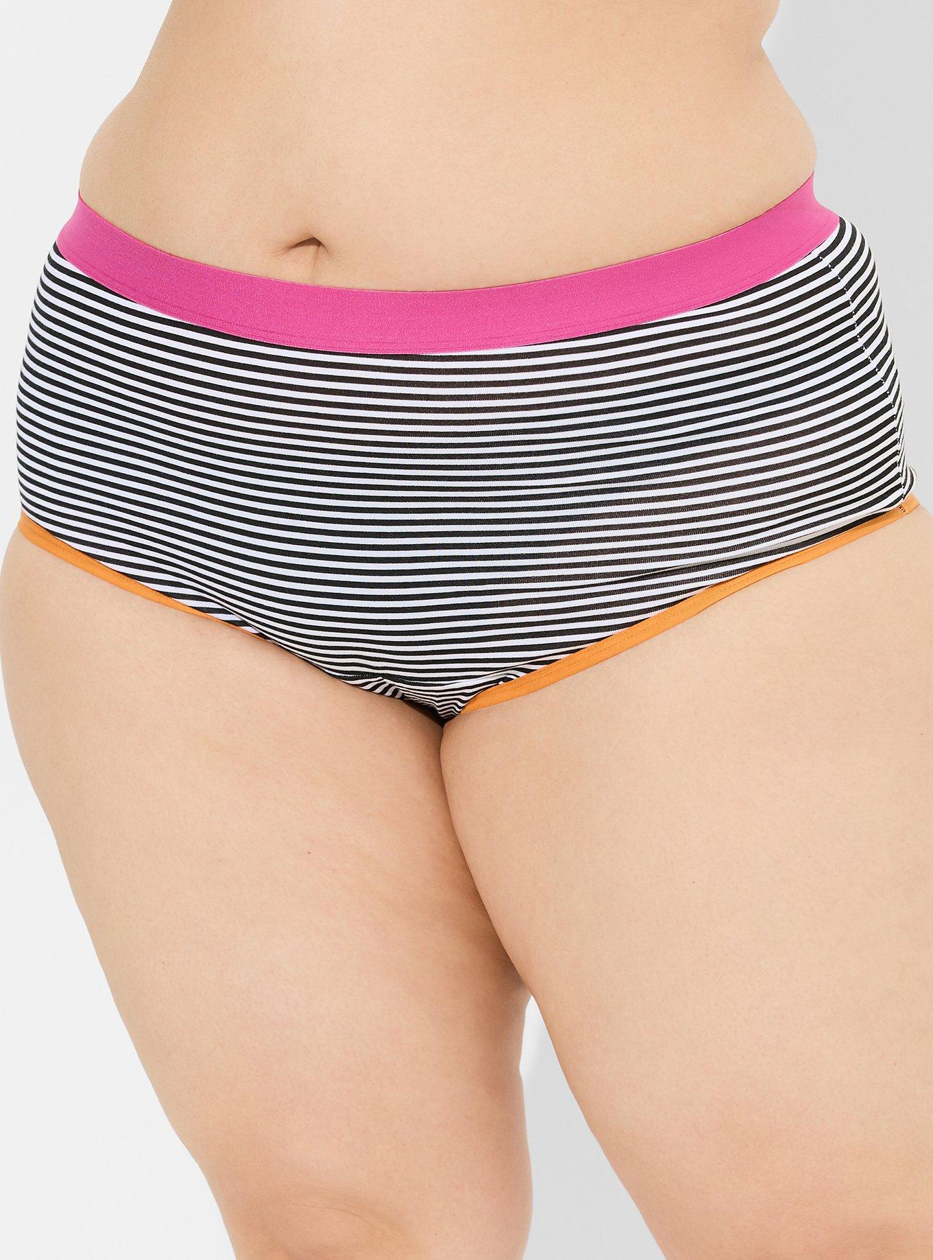 Plus Size - Cotton Mid-Rise Brief Panty - Torrid